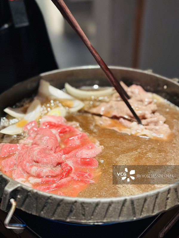 牛肉寿喜烧图片素材