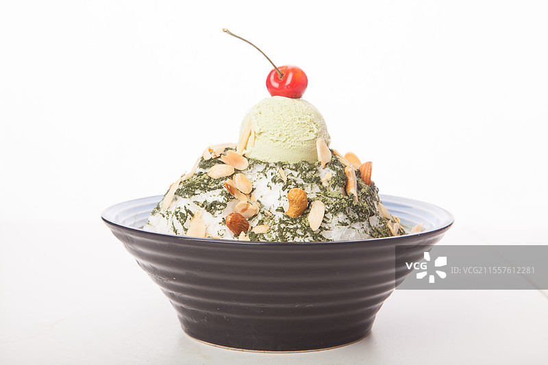 抹茶冰淇淋图片素材