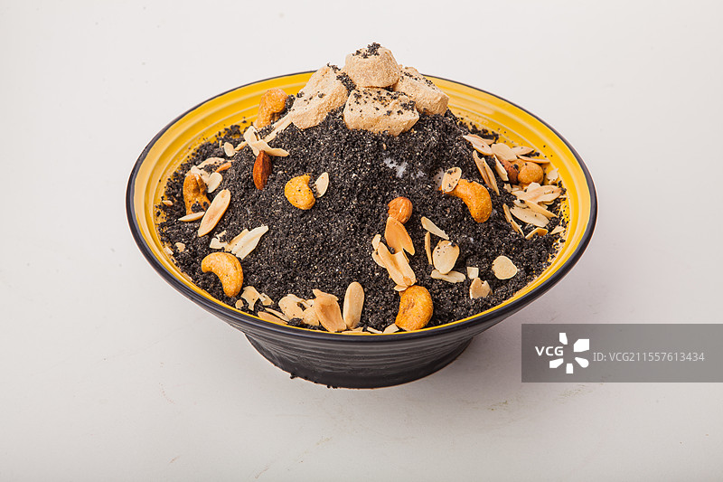 坚果碎冰淇淋图片素材