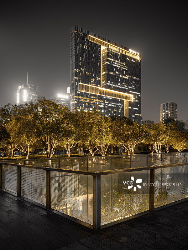 高德置地广场夜景图片素材