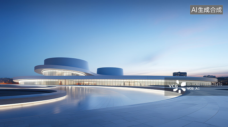 【AI数字艺术】剧院建筑图片素材