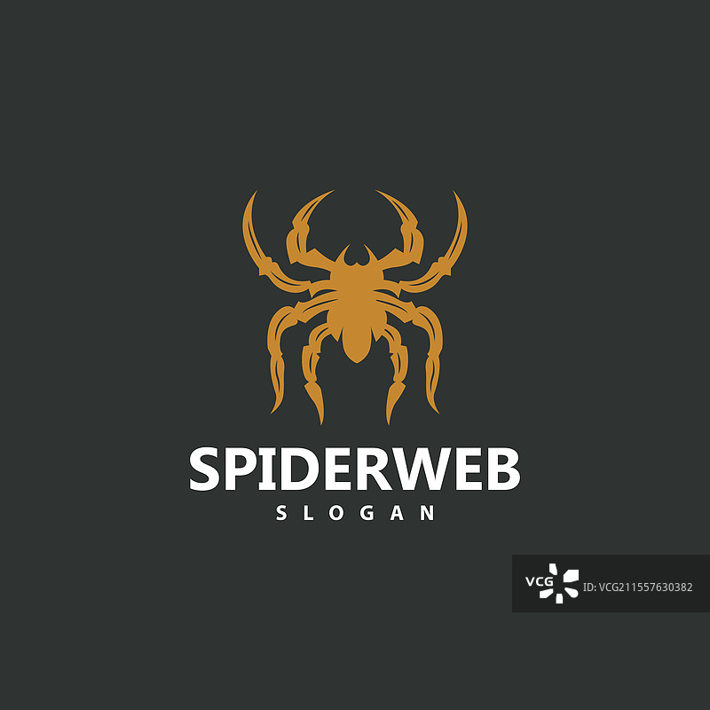 蜘蛛标志 昆虫 动物 高端 复古 设计图片素材