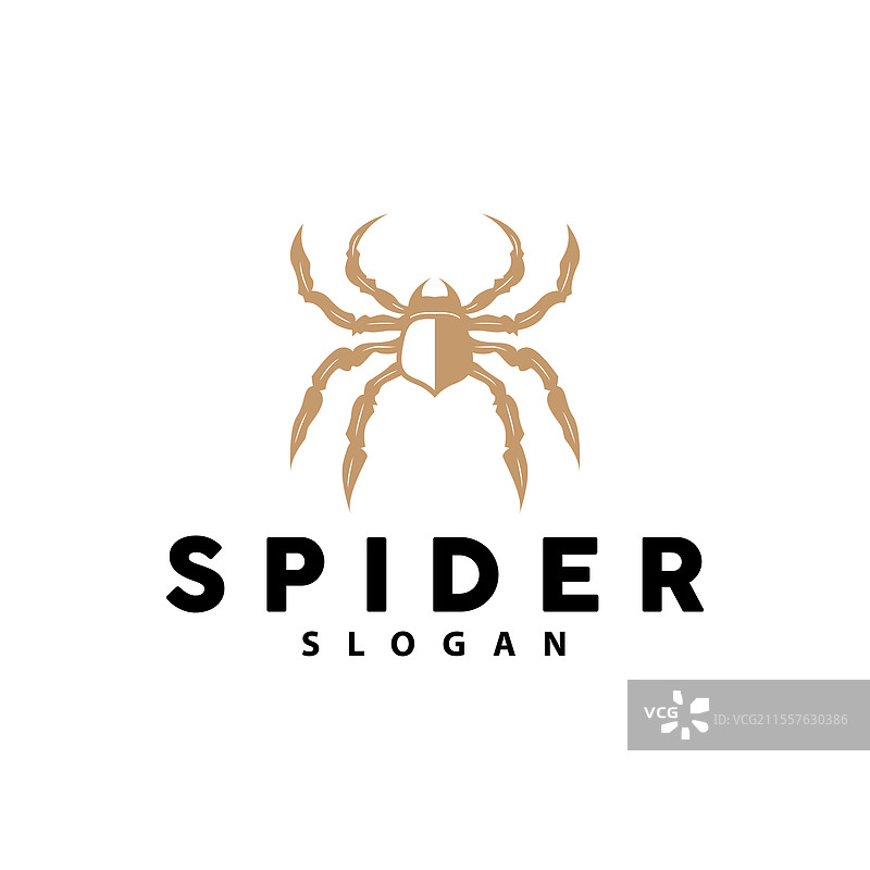 蜘蛛标志 昆虫 动物 高端 复古 设计图片素材