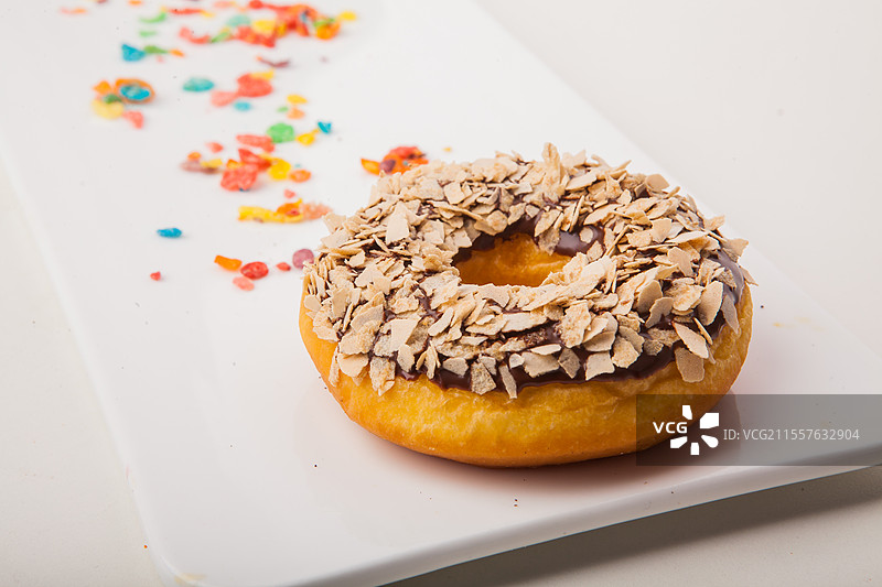 甜甜圈特写图片素材