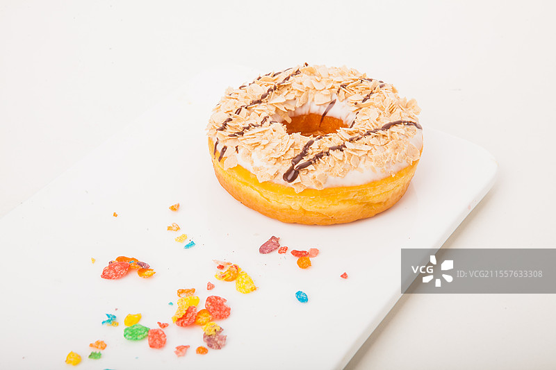 甜甜圈特写图片素材