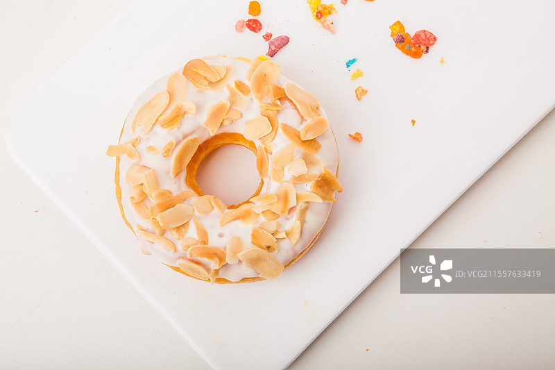 甜甜圈特写图片素材