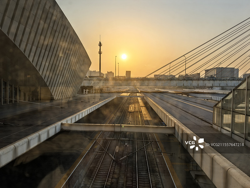 城市轨道交通-成都火车南站图片素材