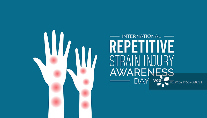 国际重复性劳损意识图片素材