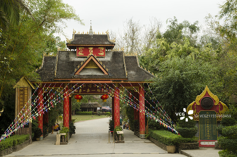 云南西双版纳州勐景来风景区风光图片素材