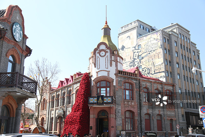 烟台市朝阳街张裕葡萄酒旗舰店图片素材