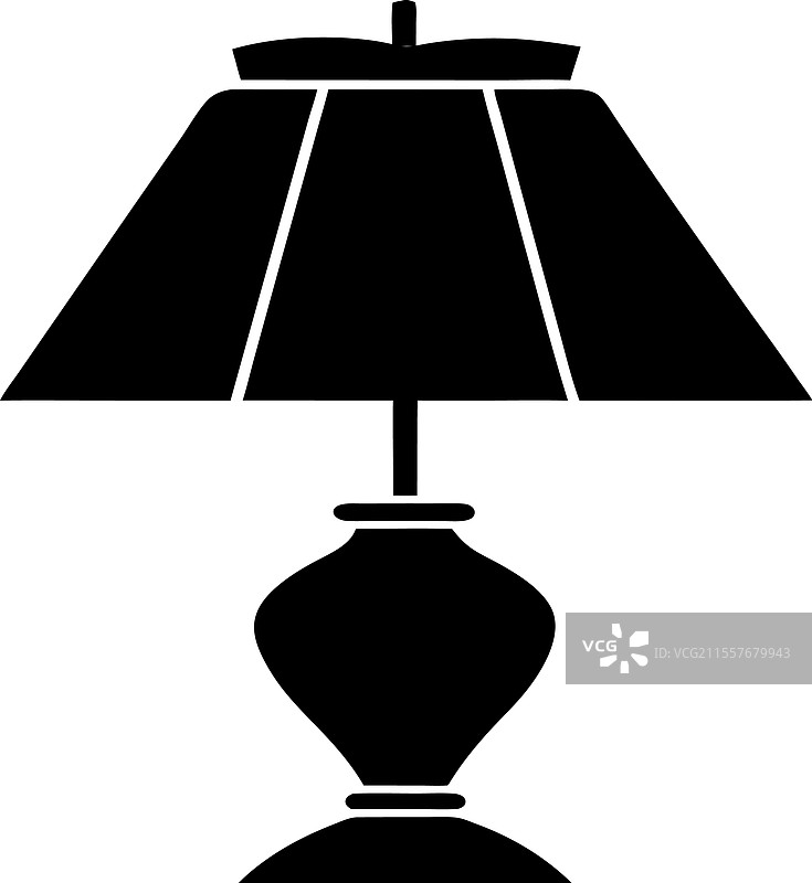 黑色台灯 台灯图标 台灯图片素材