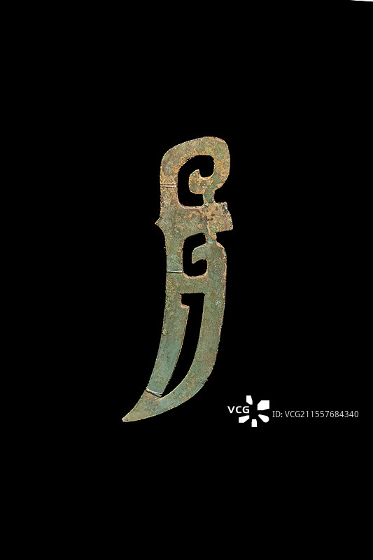 三星堆博物馆藏商代后期青铜羽翅饰图片素材