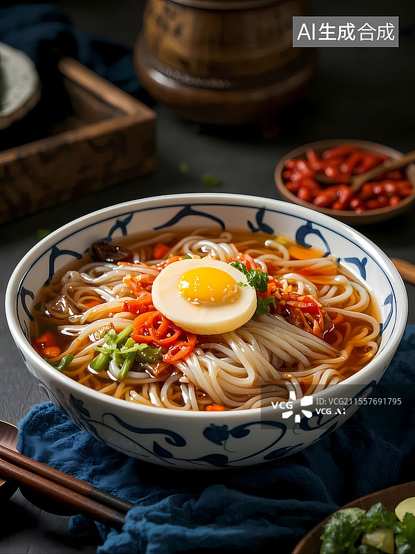 【AI数字艺术】延吉冷面美食特写图片素材