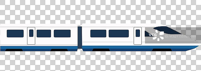 轨道列车高铁火车交通运输矢量插画免扣元素图片素材