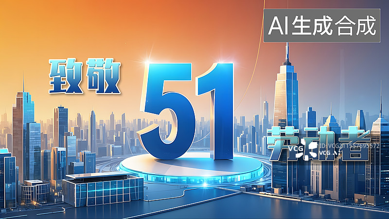 【AI数字艺术】劳动节创意海报图片素材