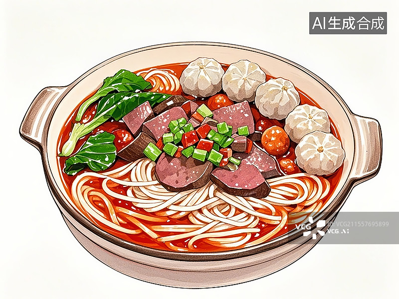 【AI数字艺术】贵州凯里酸汤砂锅粉图片素材