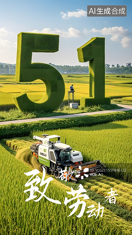【AI数字艺术】劳动节创意海报图片素材