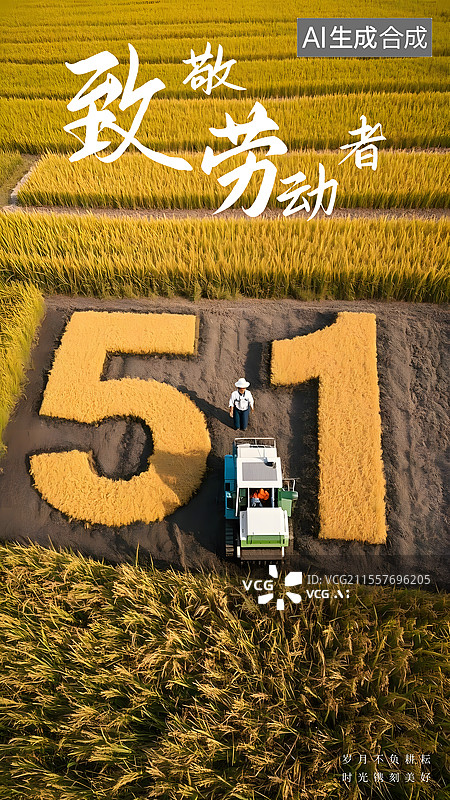 【AI数字艺术】劳动节创意海报图片素材