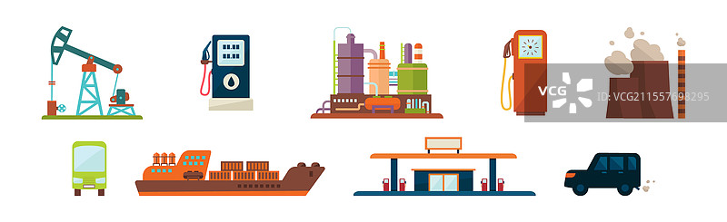 石油工业及燃料制造与提取图片素材