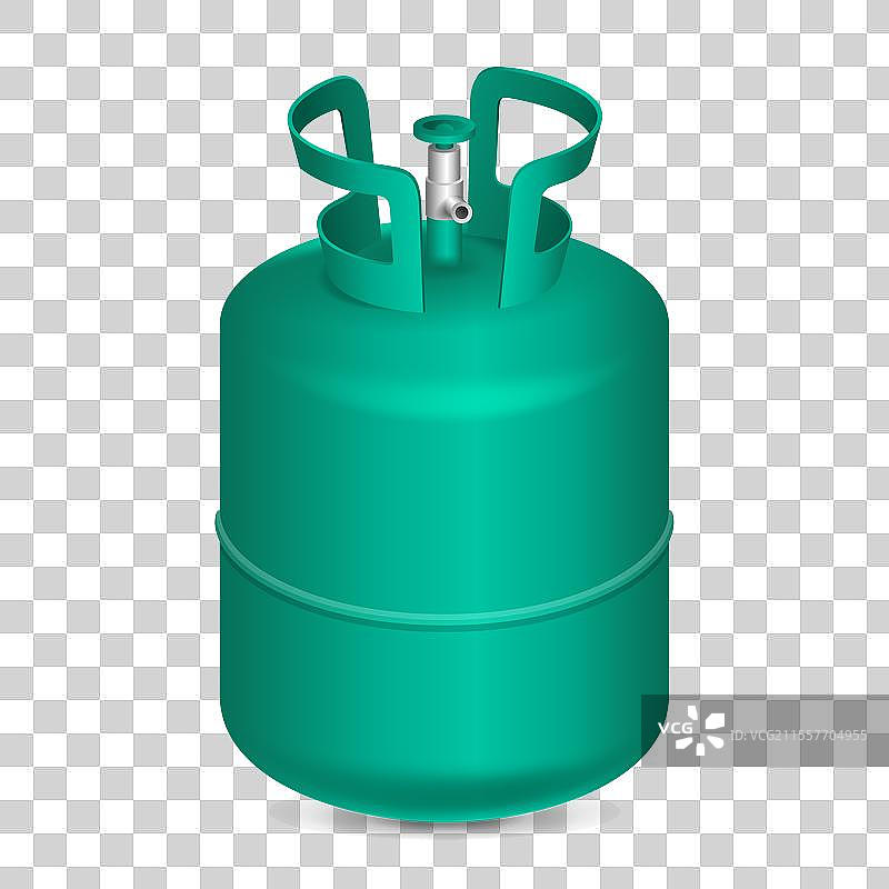 制冷剂氟利昂罐 - 冷却气体储存器图片素材