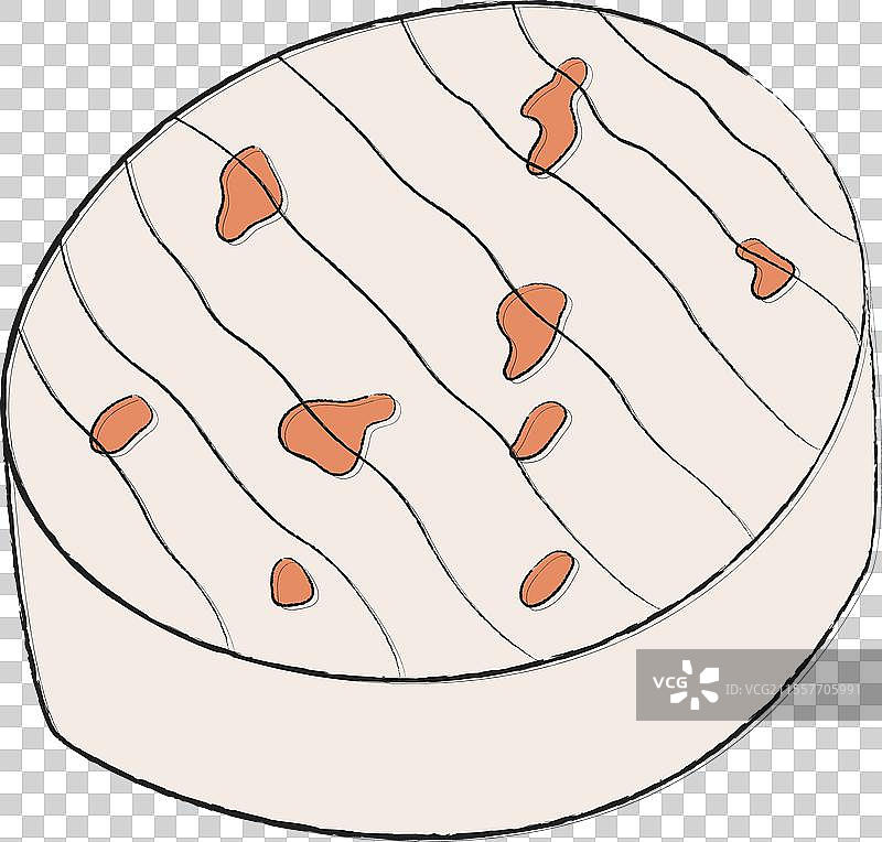 美味的意大利或法国软霉奶酪图片素材
