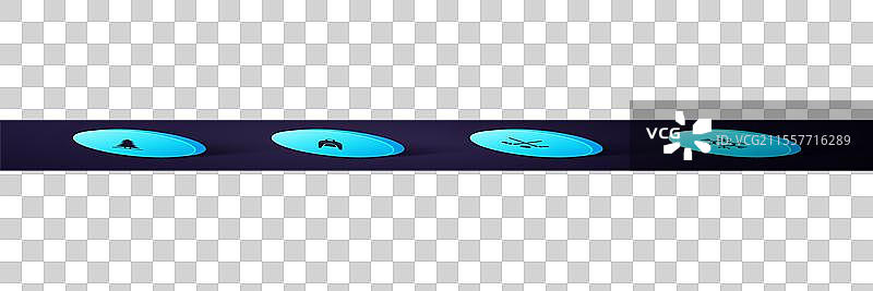 等距雪花冰球棒和图片素材