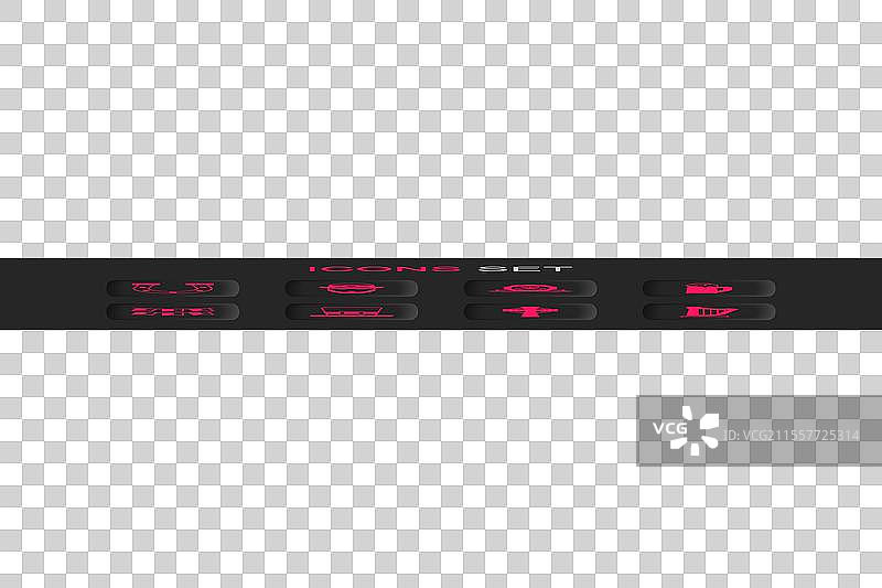 设置小精灵帽、马蹄铁、凯尔特十字架和玻璃图片素材