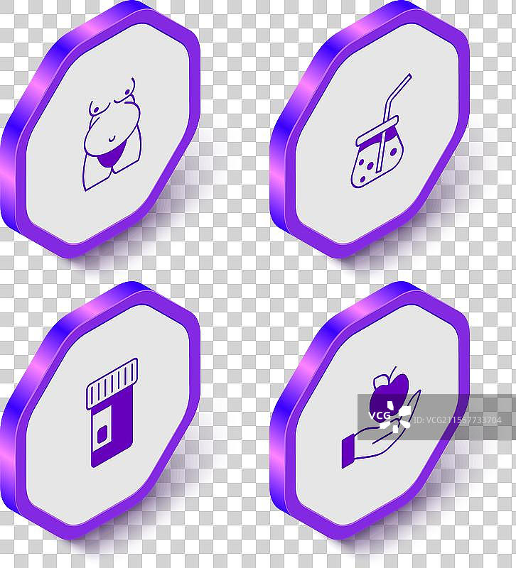 等距肥胖新鲜果昔维生素和图片素材