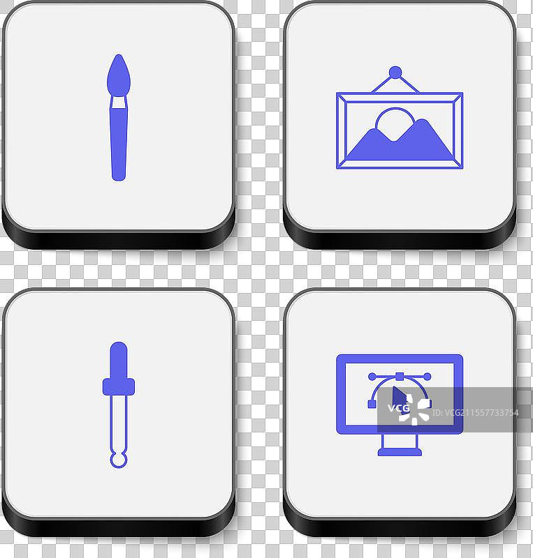 画笔、风景、吸管的图片图片素材