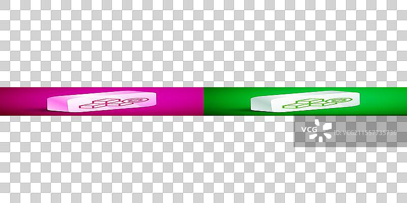 无糖自由图标的等距线条设计图片素材