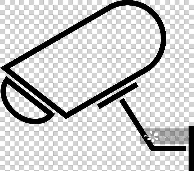 闭路电视摄像头图标  视频图片素材