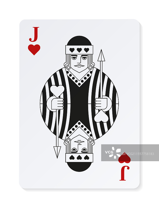 红心杰克赌场剪贴画图片素材