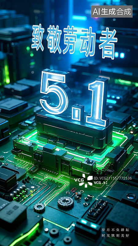 【AI数字艺术】劳动节海报图片素材