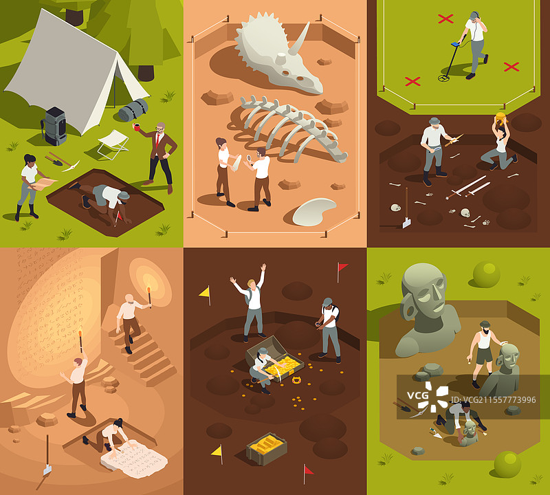 考古和寻宝活动图片素材