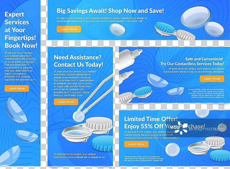 隐形眼镜 光学视力 医疗配件图片素材