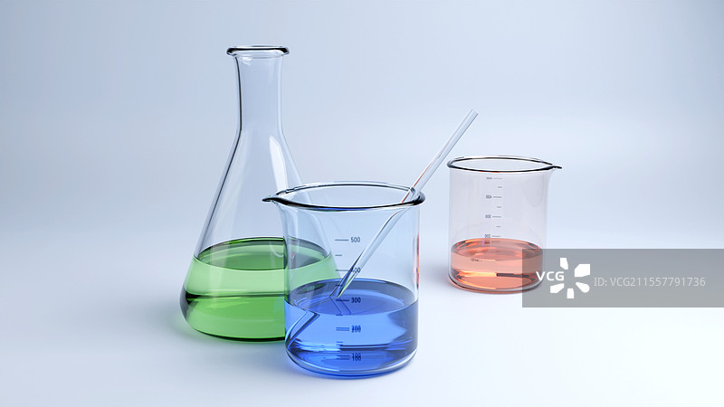 实验烧杯图片素材