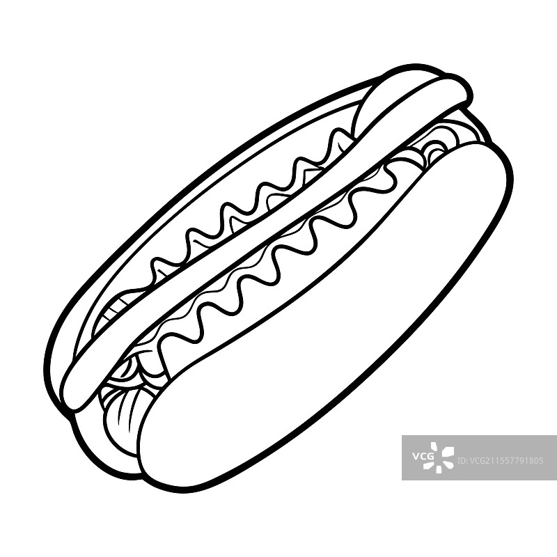 快餐热狗艺术作品图片素材