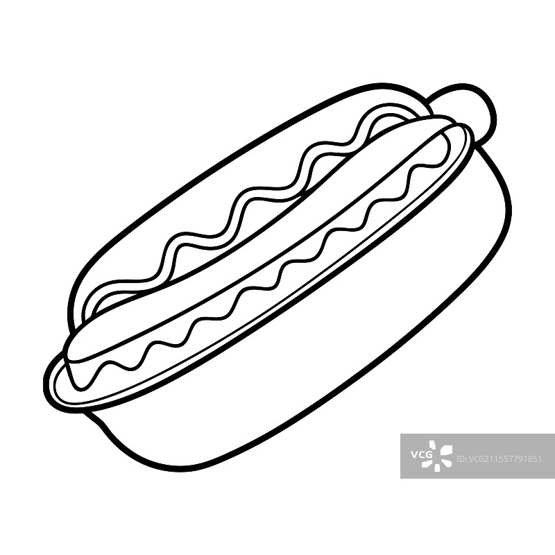 快餐热狗艺术作品图片素材