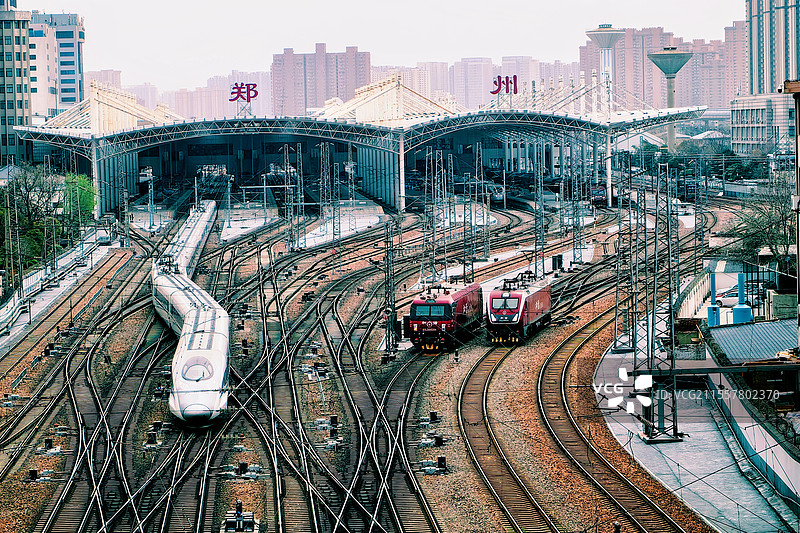 铁道交错图片素材