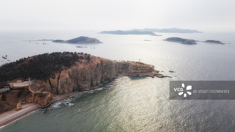 山东烟台长岛 九丈崖图片素材