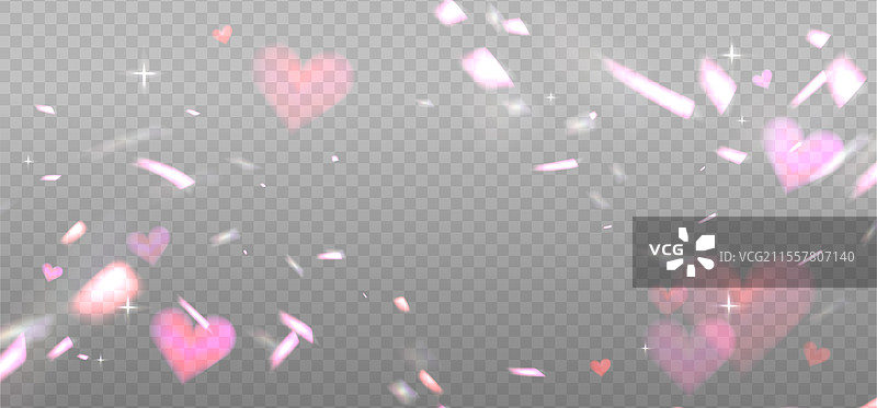 粉色浪漫光晕的棱镜闪光叠加效果图片素材