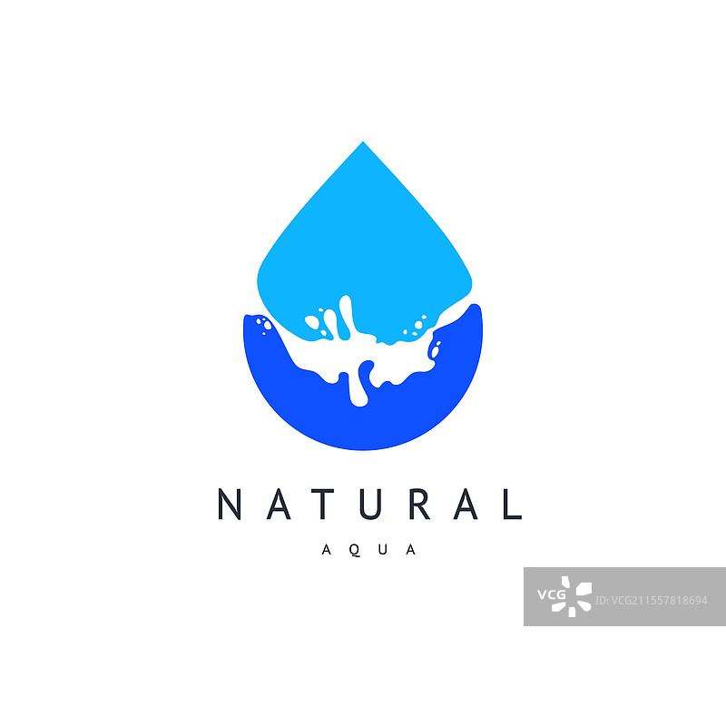 水滴图标可用于标志或品牌名称图片素材