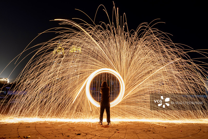 绚丽烟火图片素材