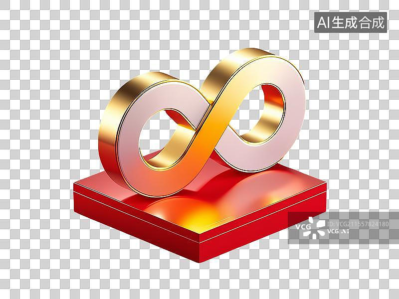 【AI数字艺术】无限循环的符号图片素材