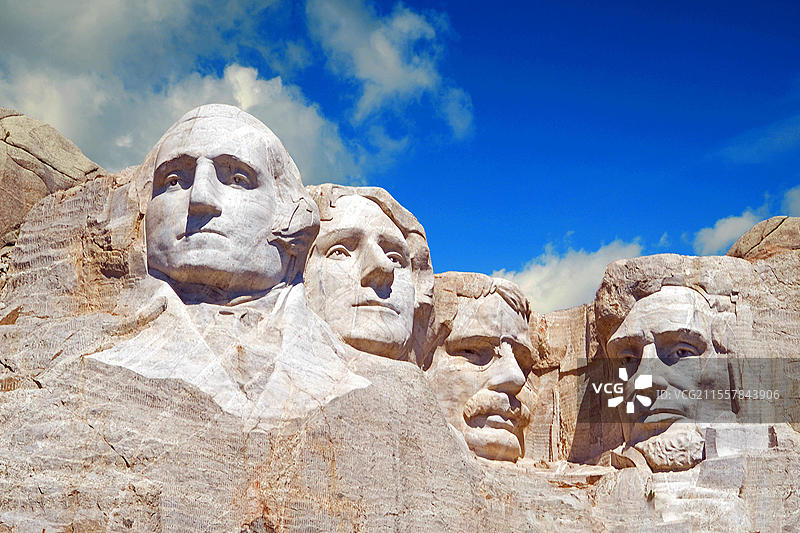 南达科他州的拉什莫尔山,四位美国总统的纪念碑,美国,黑山,1941年,国家纪念碑,黑山,拉什莫尔山,南达科他州,美国,北美图片素材