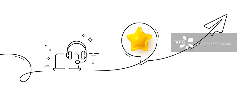 在线咨询标志的咨询线图标图片素材