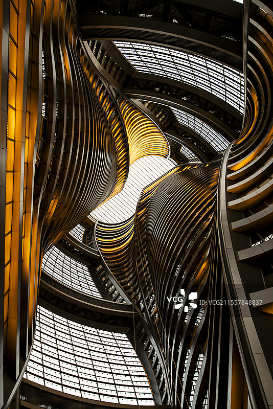 丽泽SOHO双子楼的内部图片素材