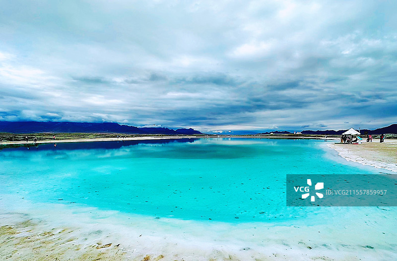 青海茶卡盐湖图片素材