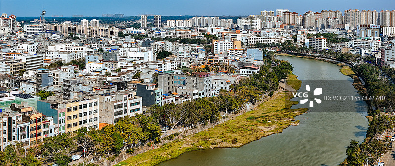 临高县 美营村 解放路 城市 海南图片素材