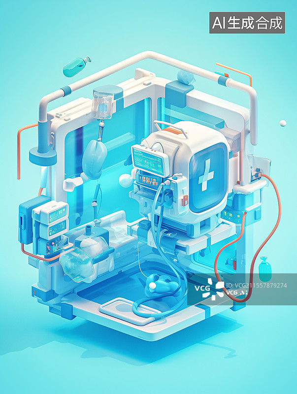 【AI数字艺术】医疗仪器图片素材